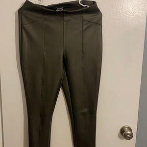 Express leggings green olivo